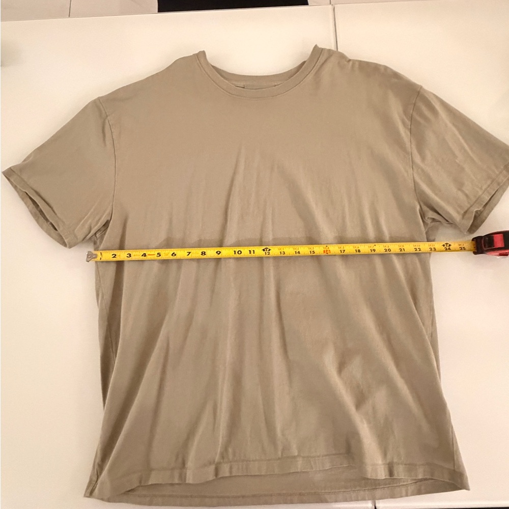 Fear of God Essentials Men's Short Sleeve Tee in Taupe - Picture 5 of 6